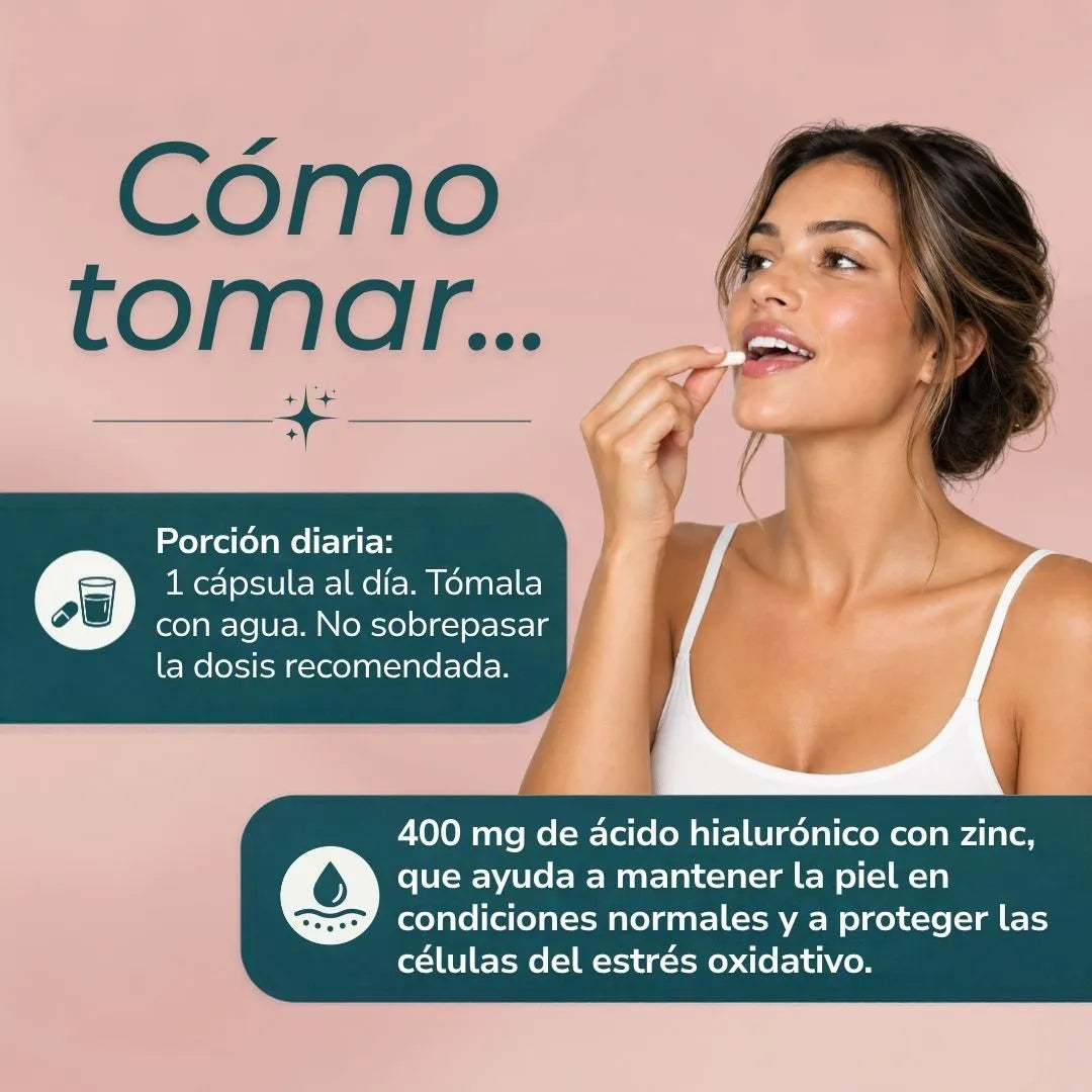 Ácido hialurónico en cápsulas