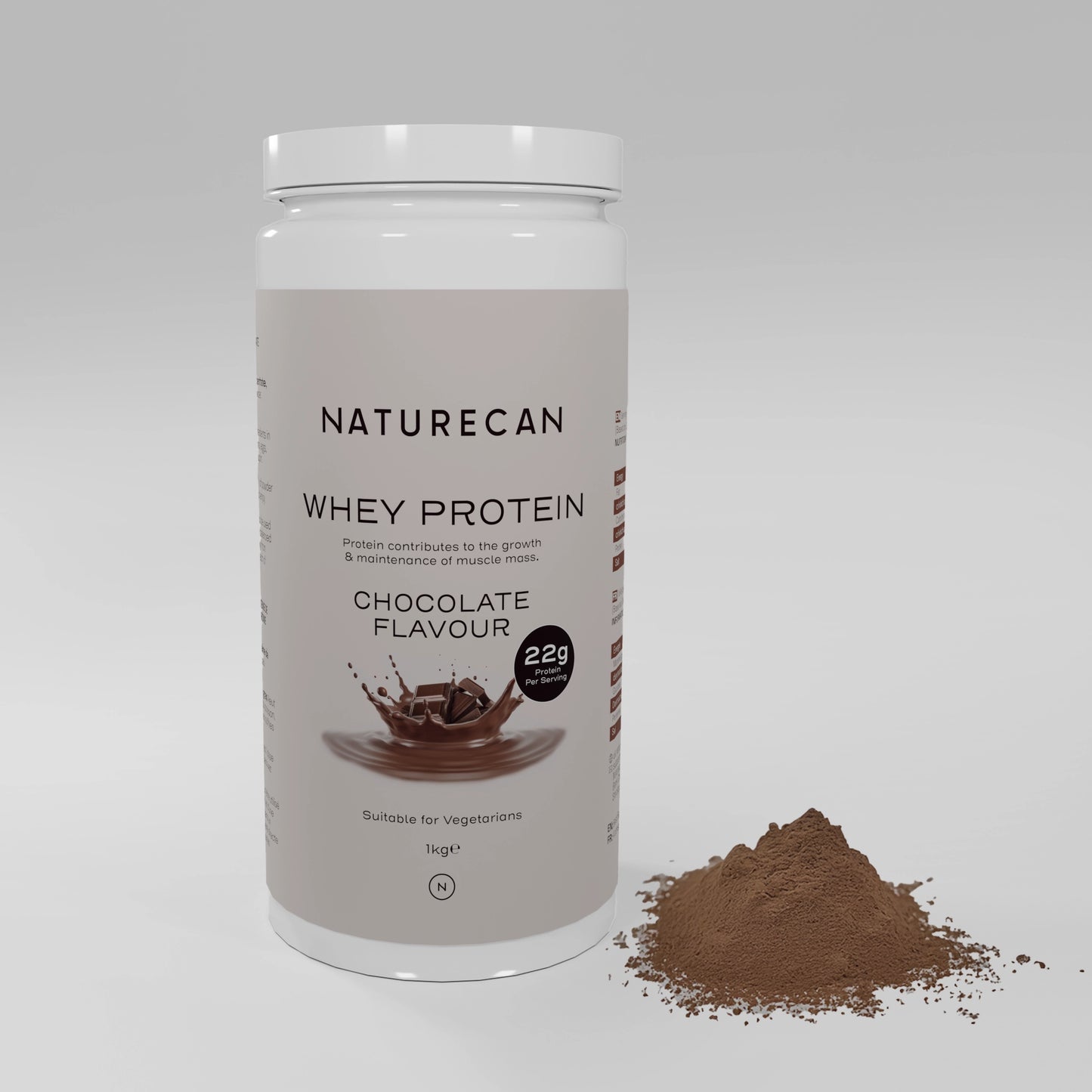 Proteína en polvo sabor chocolate