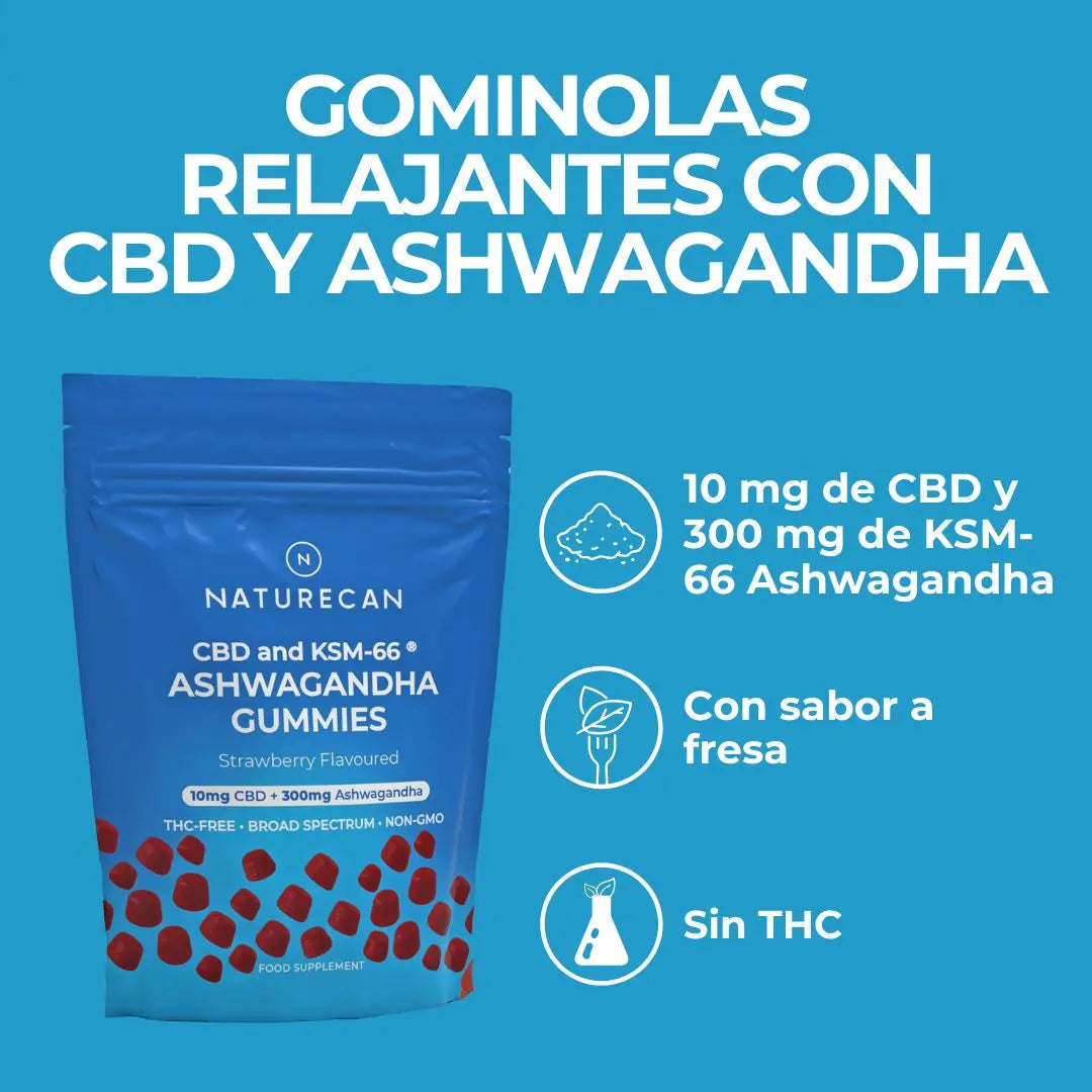 Gominolas relajantes con CBD y Ashwagandha