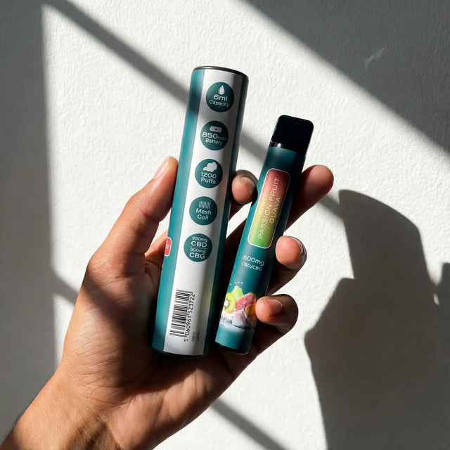 Vaper CBD y CBG desechable