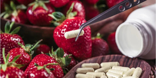 Suplementos de fisetina sobre fresas