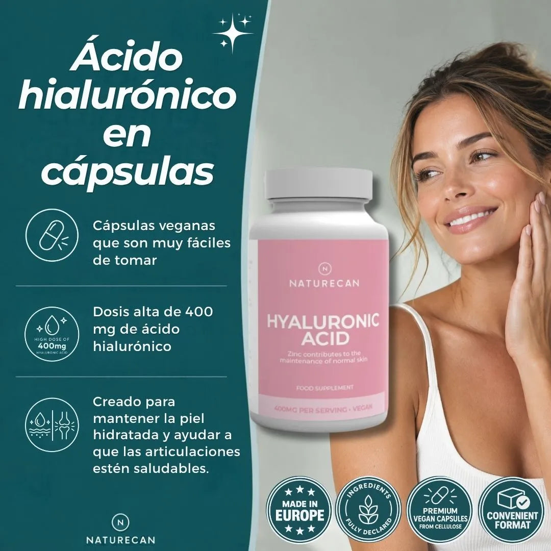 Ácido hialurónico en cápsulas