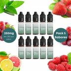 Pack 5 Sabores E-Liquid CBD | Naturecan ES
