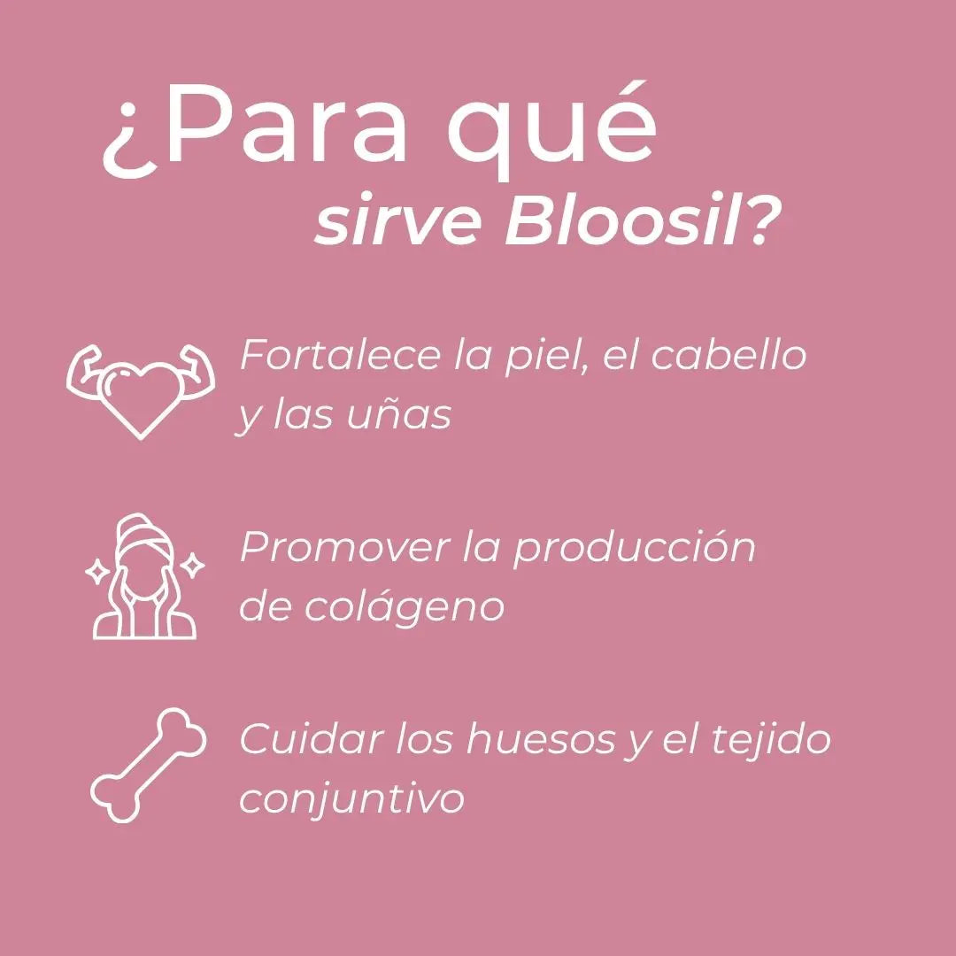 Suplemento de sílice (Bloosil)