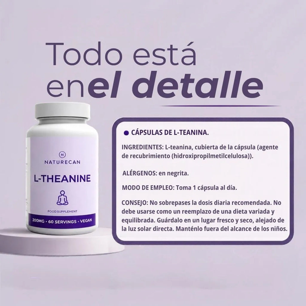 Cápsulas de L-teanina