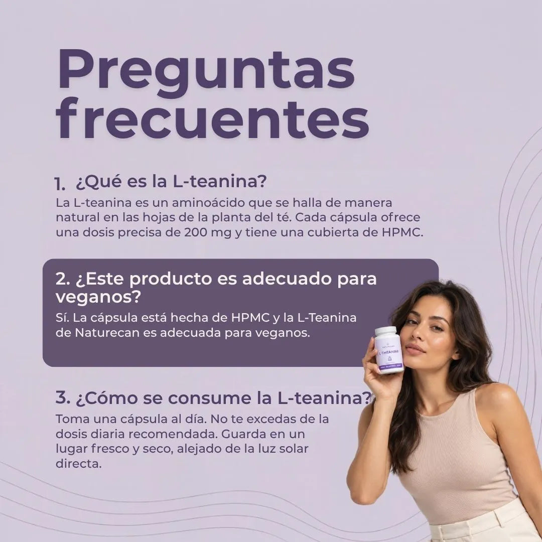 Cápsulas de L-teanina