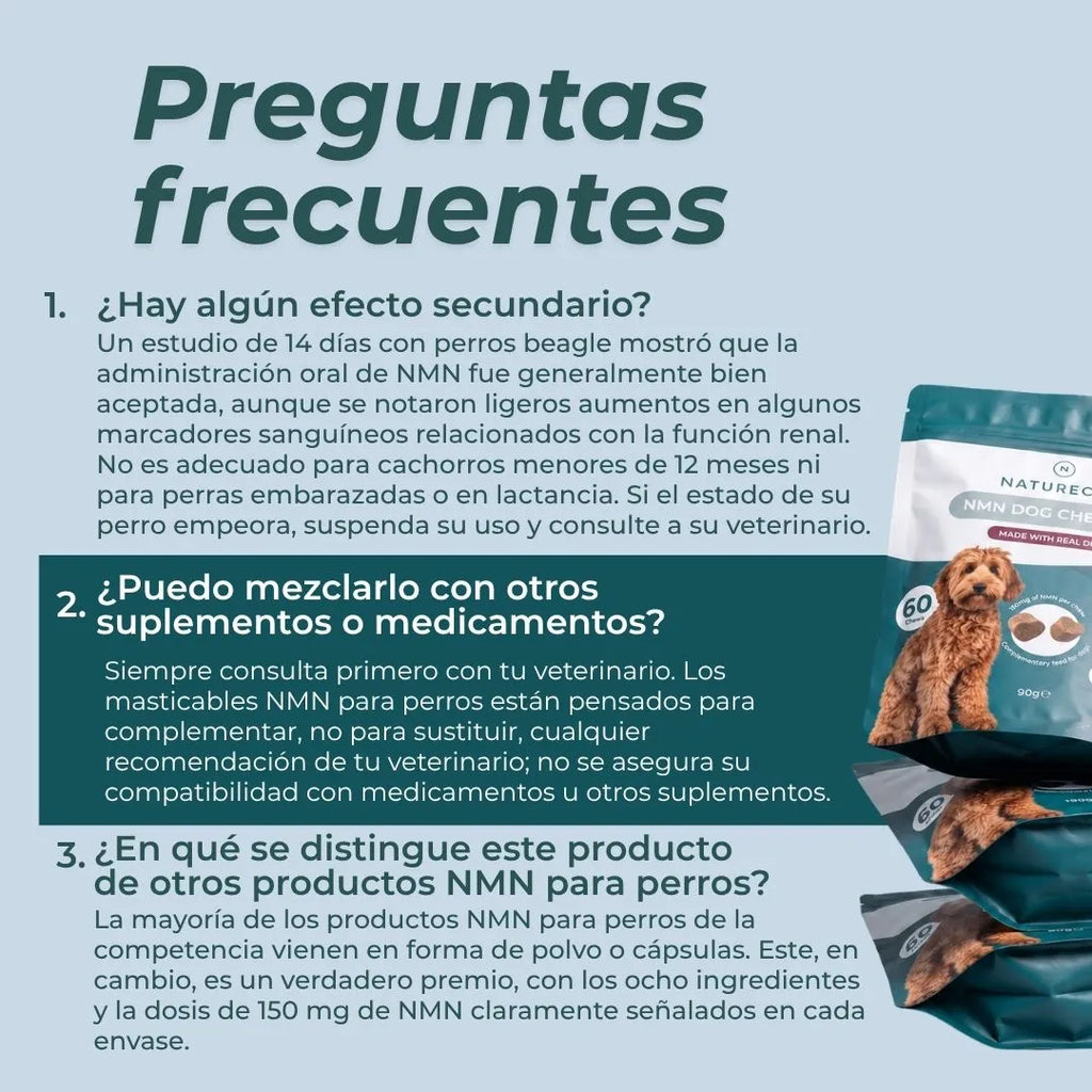 Masticables de NMN para Perros