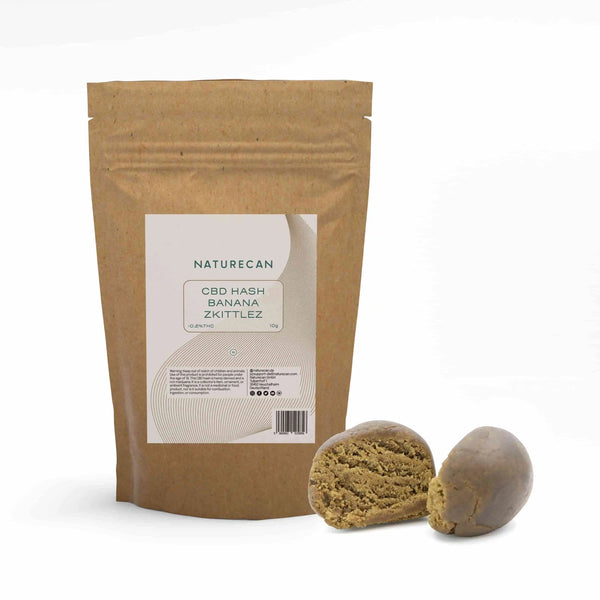 hachís de CBD Banana Zkittlez