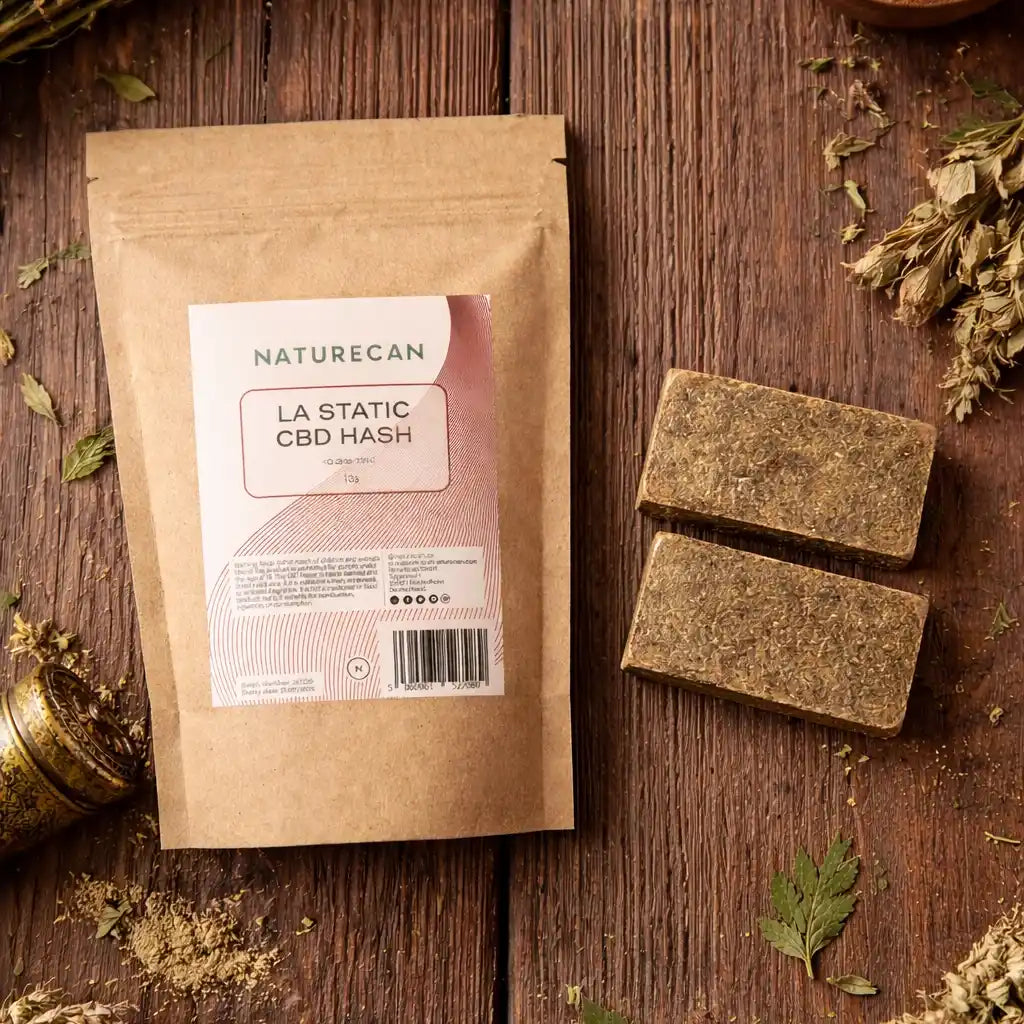 Hash estático de CBD LA Kush Cake