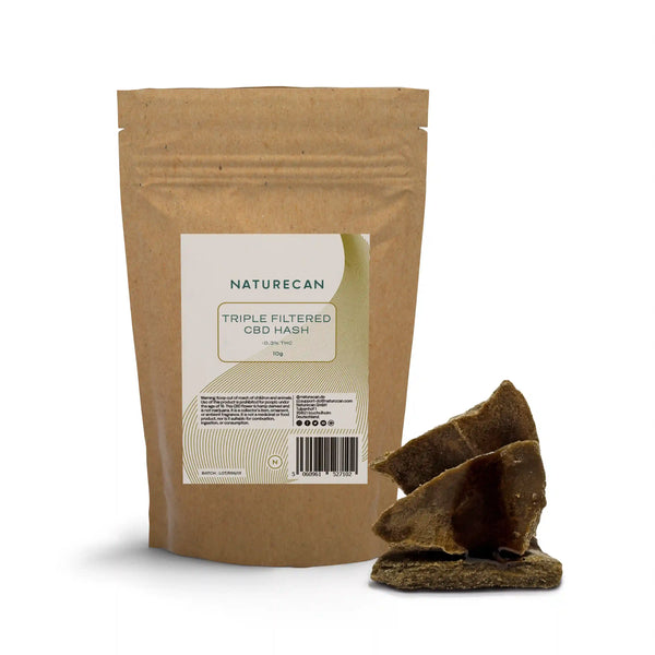 Hachís de CBD con triple filtrado