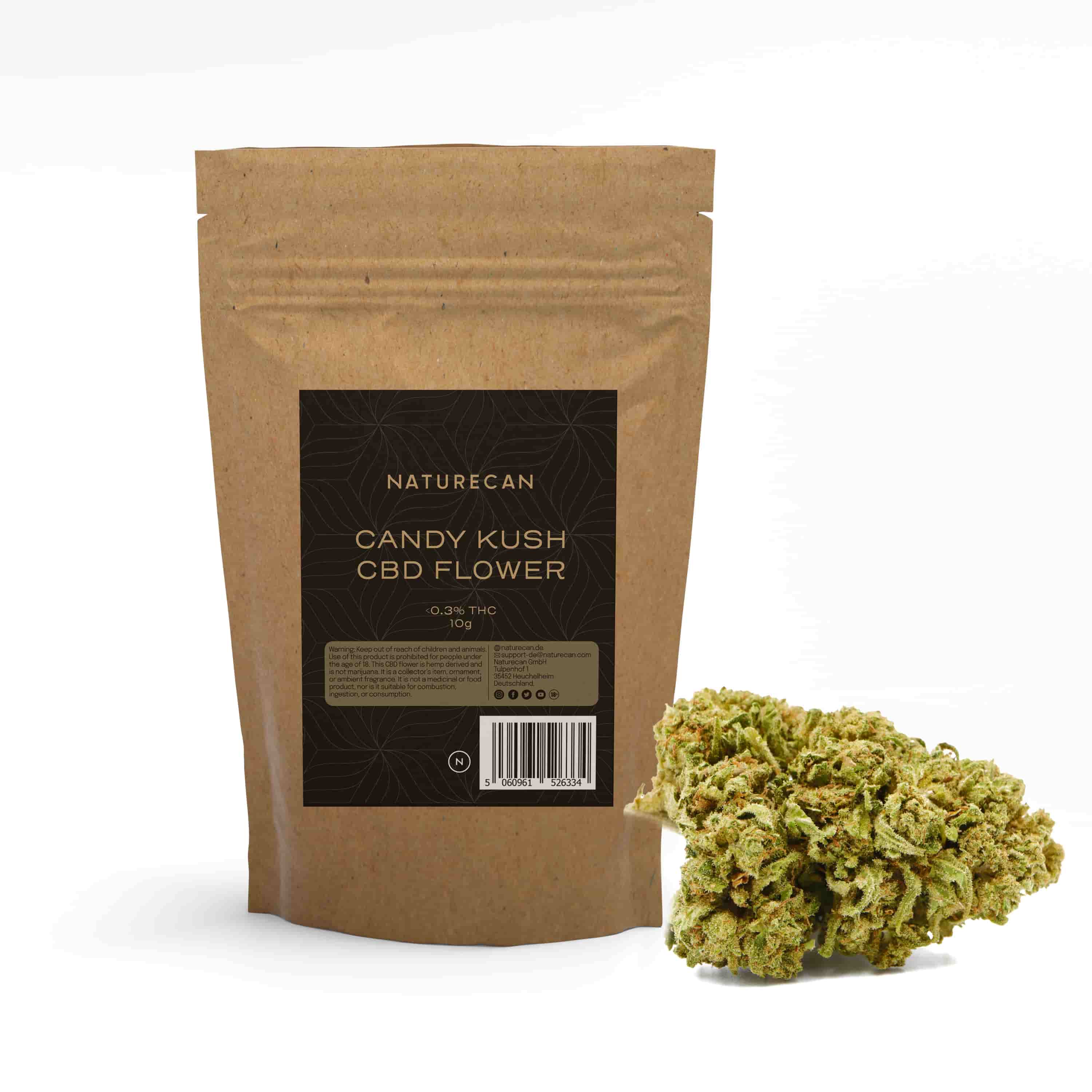 Flor de CBD Candy Kush de Naturecan