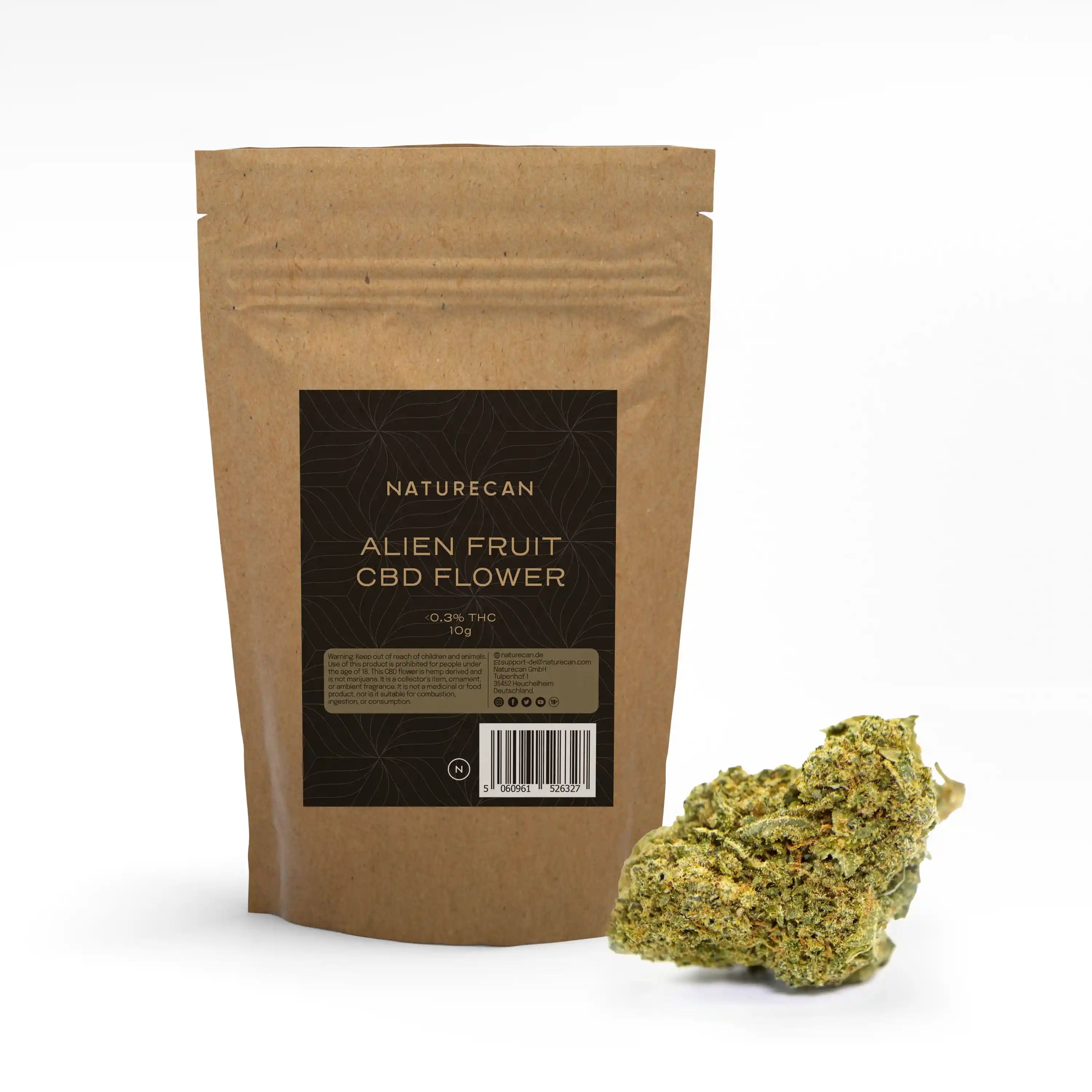 Flor de CBD Alien Fruit de Naturecan