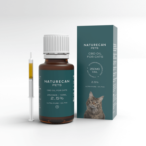 Aceite CBD para gatos 2.5%