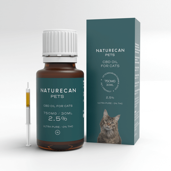 Aceite CBD gato 2.5%
