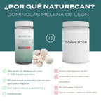 Por qué elegir las  gominolas melena de león de Naturecan