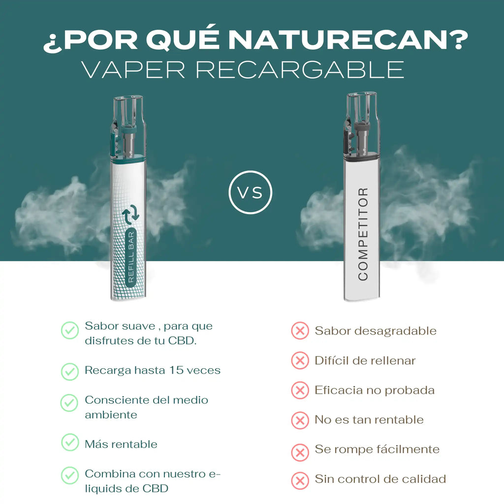 ventajas del vaper desechable recargable