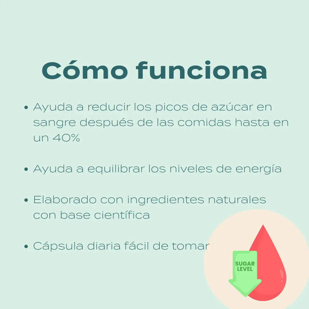 Cápsulas de apoyo a la glucosa - Reducose
