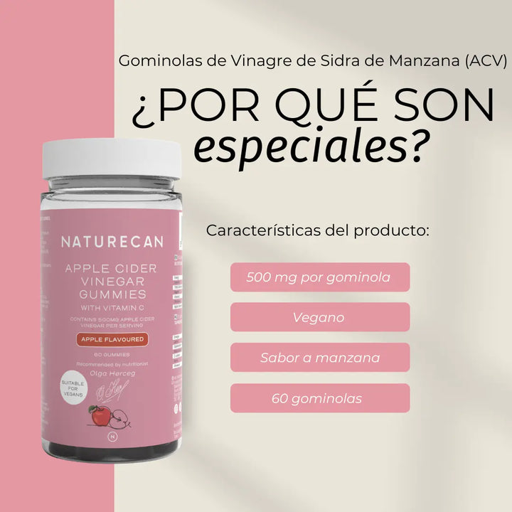 Gominolas de Vinagre de Sidra de Manzana