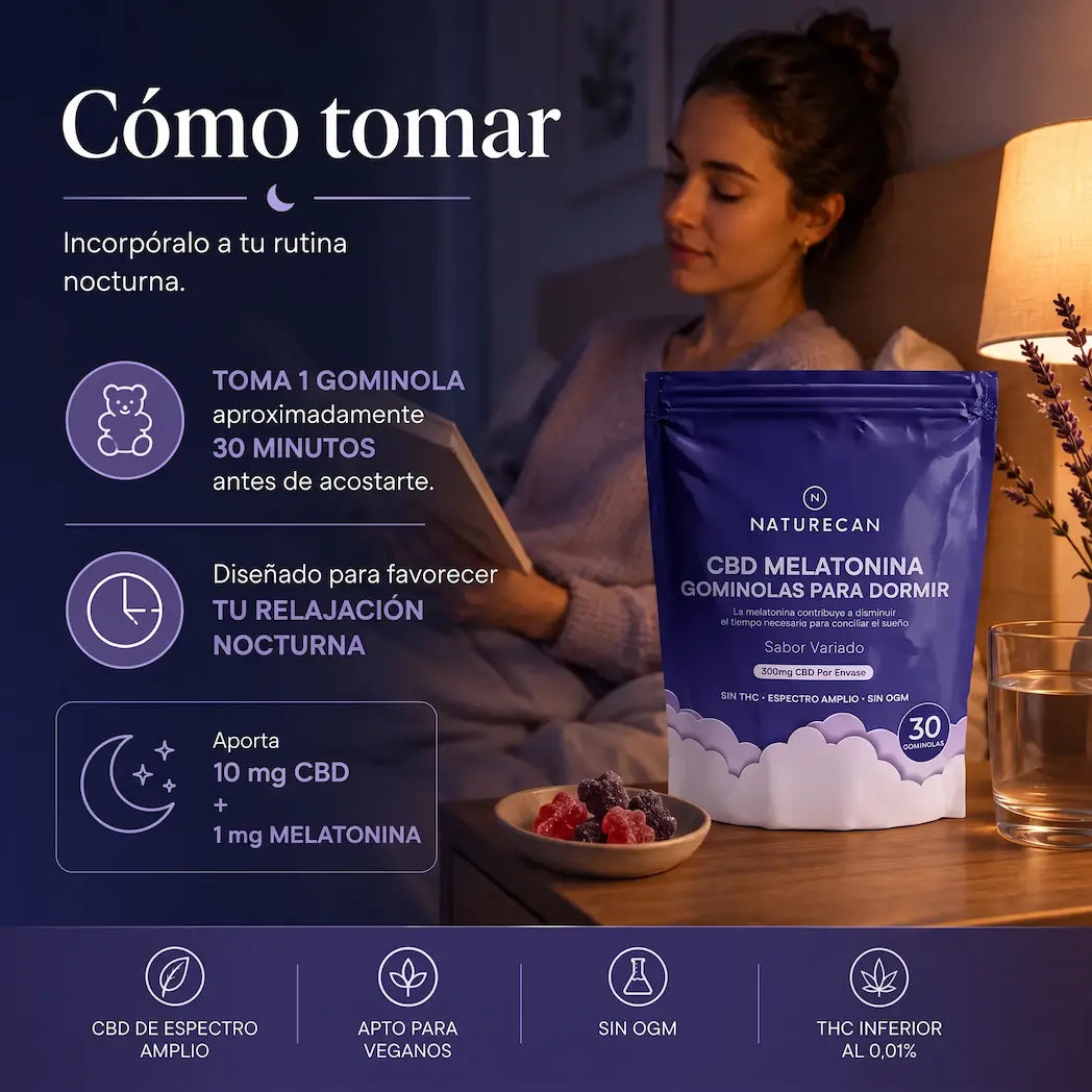 Gominolas CBD con Melatonina