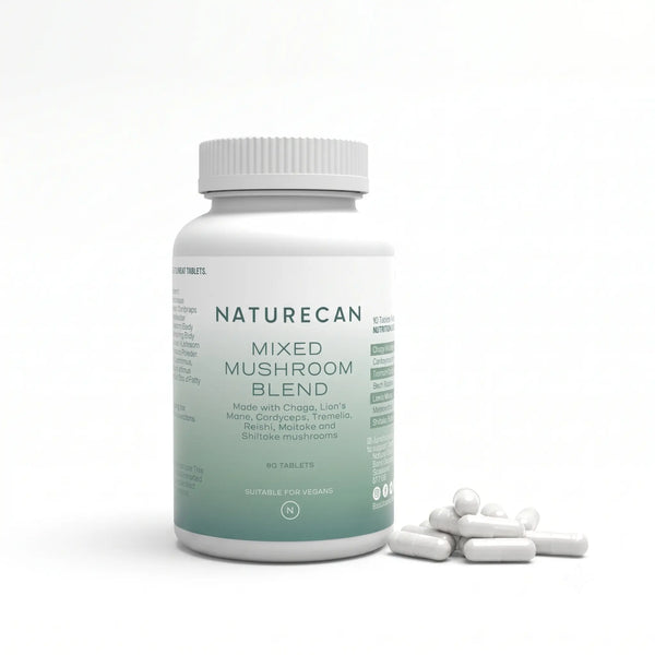 Complejo de setas con cordyceps, reishi y chaga