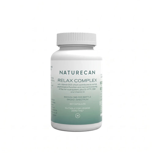 Cápsulas para dormir con CBD y 5-HTP