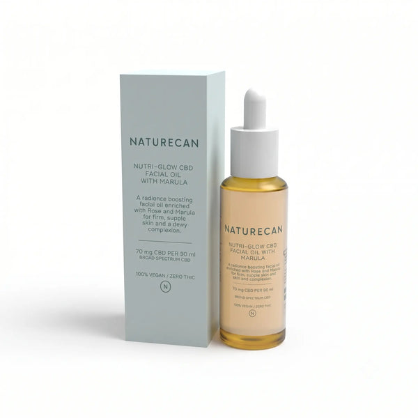 Aceite facial Nutri-Glow de CBD con Marula
