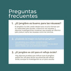 Suplemento de jengibre orgánico