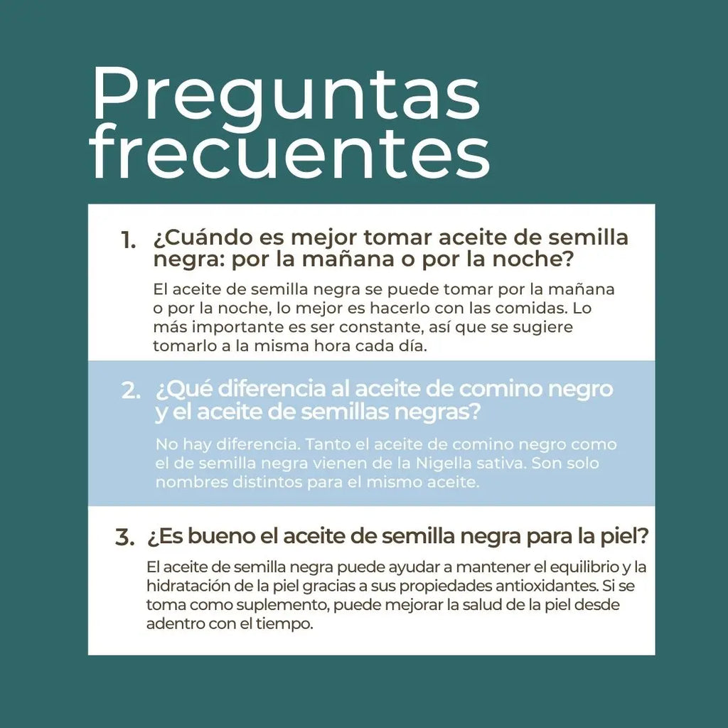 Aceite de comino negro