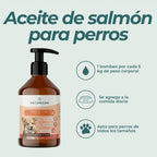 Aceite de salmón para perros