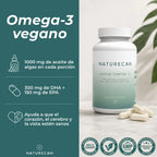 Cápsulas de Omega-3 de Algas Naturales