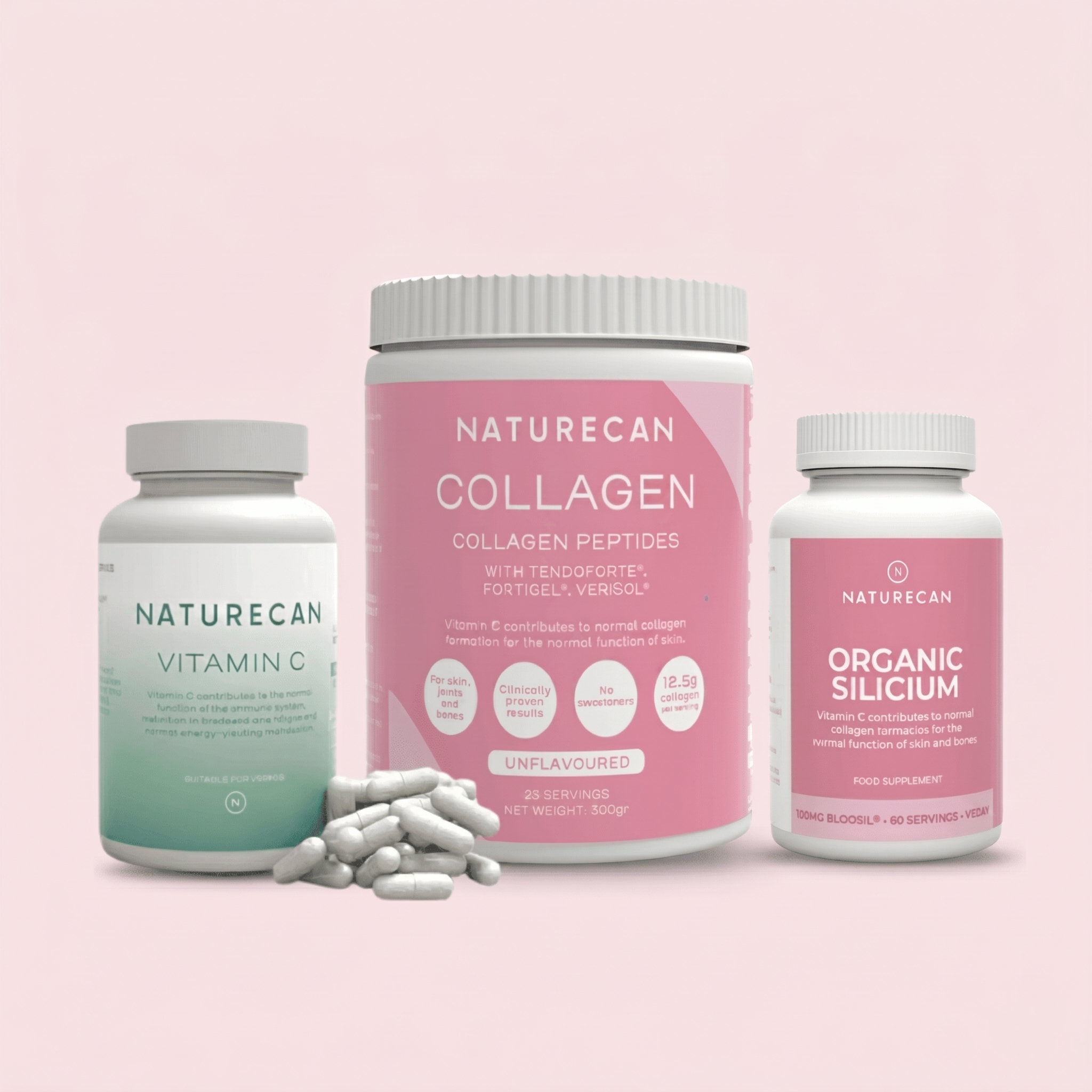 Pack piel y uñas con colágeno, sílice y vitamina C